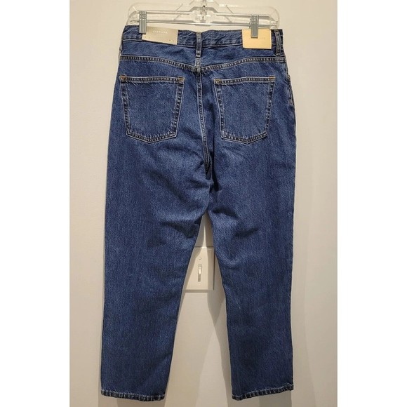 Everlane The 90s Cheeky Straight Jeans 100% Organic Cotton 29 Crop Stone defect - Picture 2 of 14